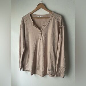 Seven 7 utility blush/tan henley